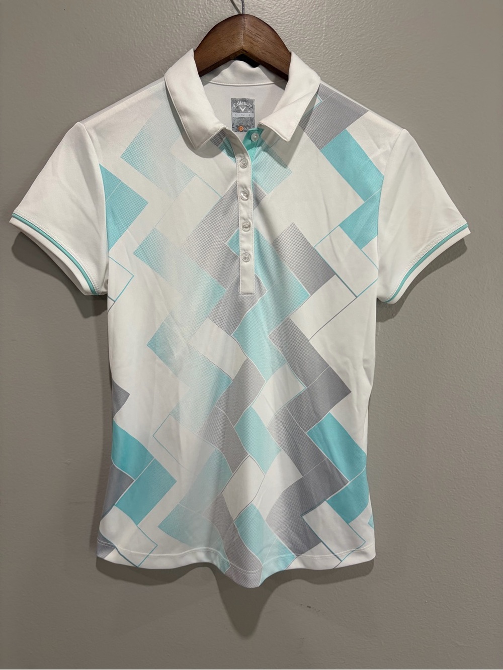 Callaway Girls White Golf  Polo size S